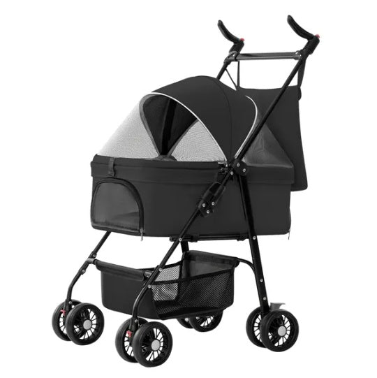 WhiskerWagon Carrier Foldable Pet Stroller