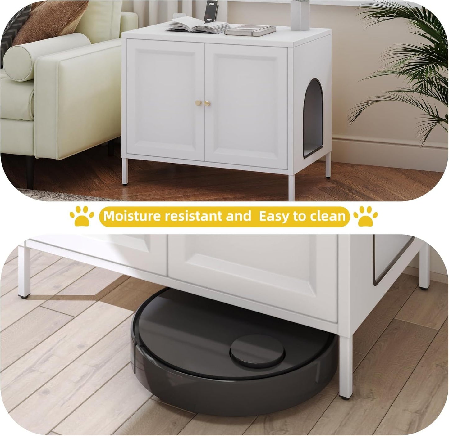 LuxuryLoo Aesthetic Side Table Litter Box