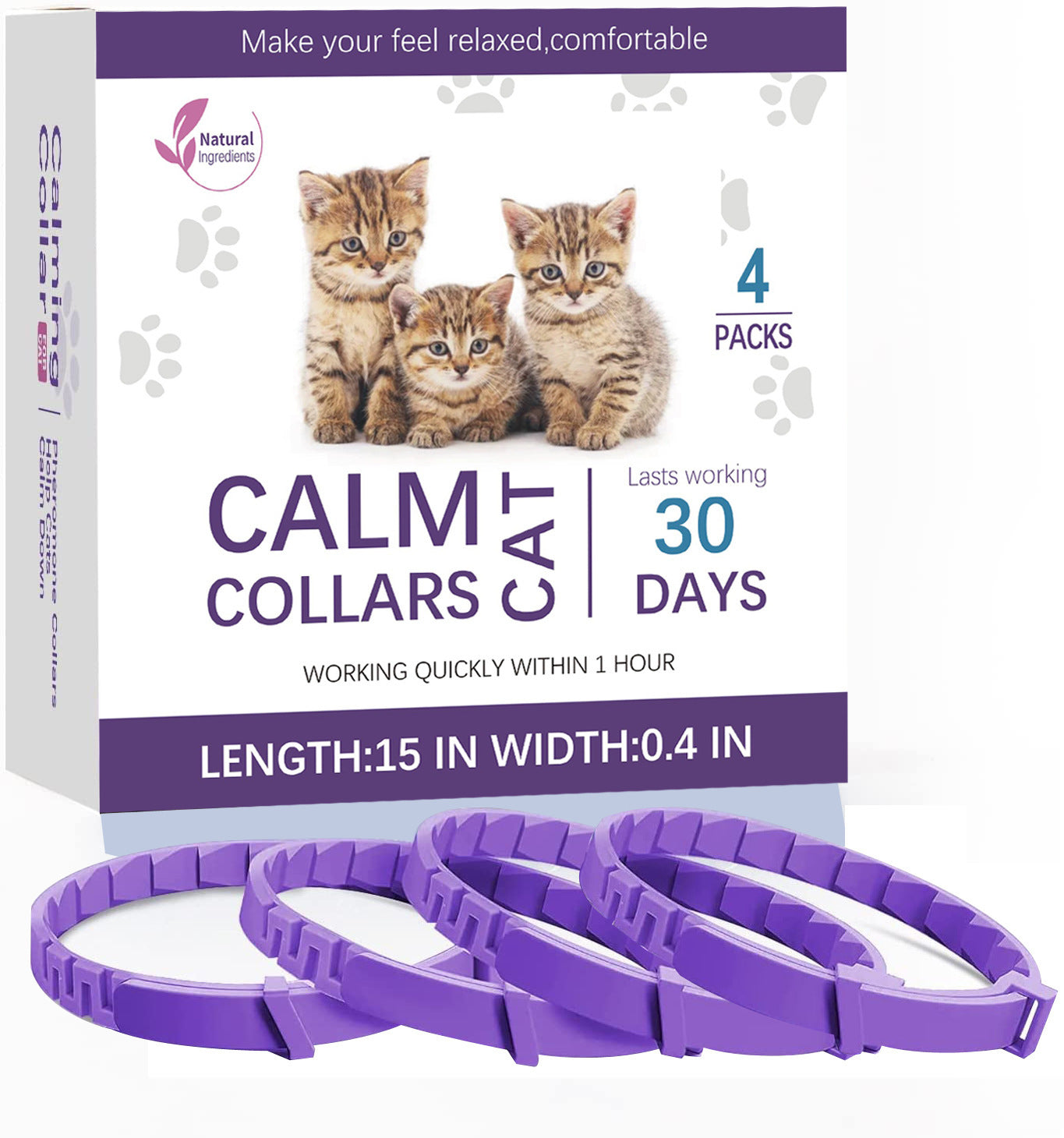 SnuggleStrap Calming Collar for Cats