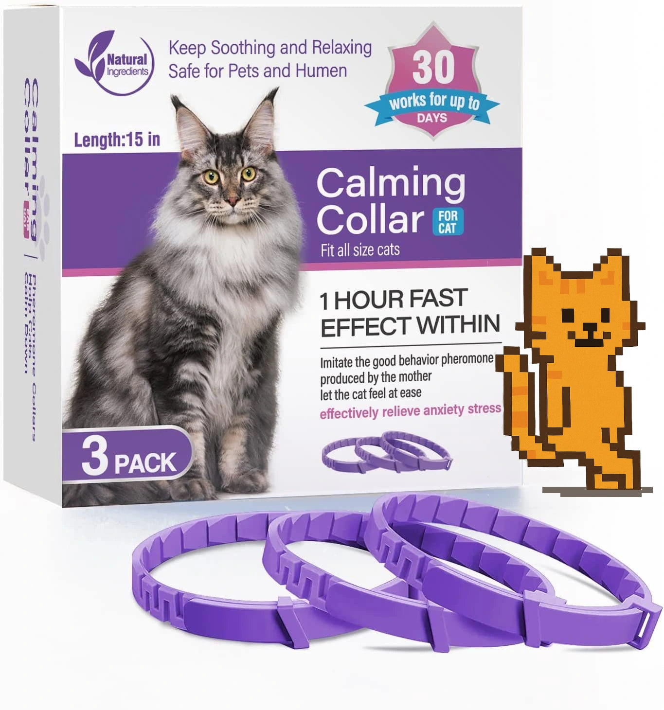 SnuggleStrap Calming Collar for Cats
