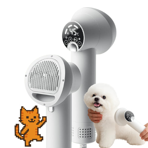 FluffBreeze Smart Pet Hair Dryer