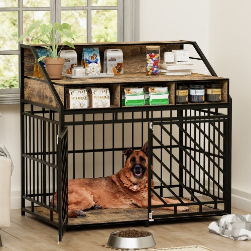 WoofLoft Dog Feeding Kennel