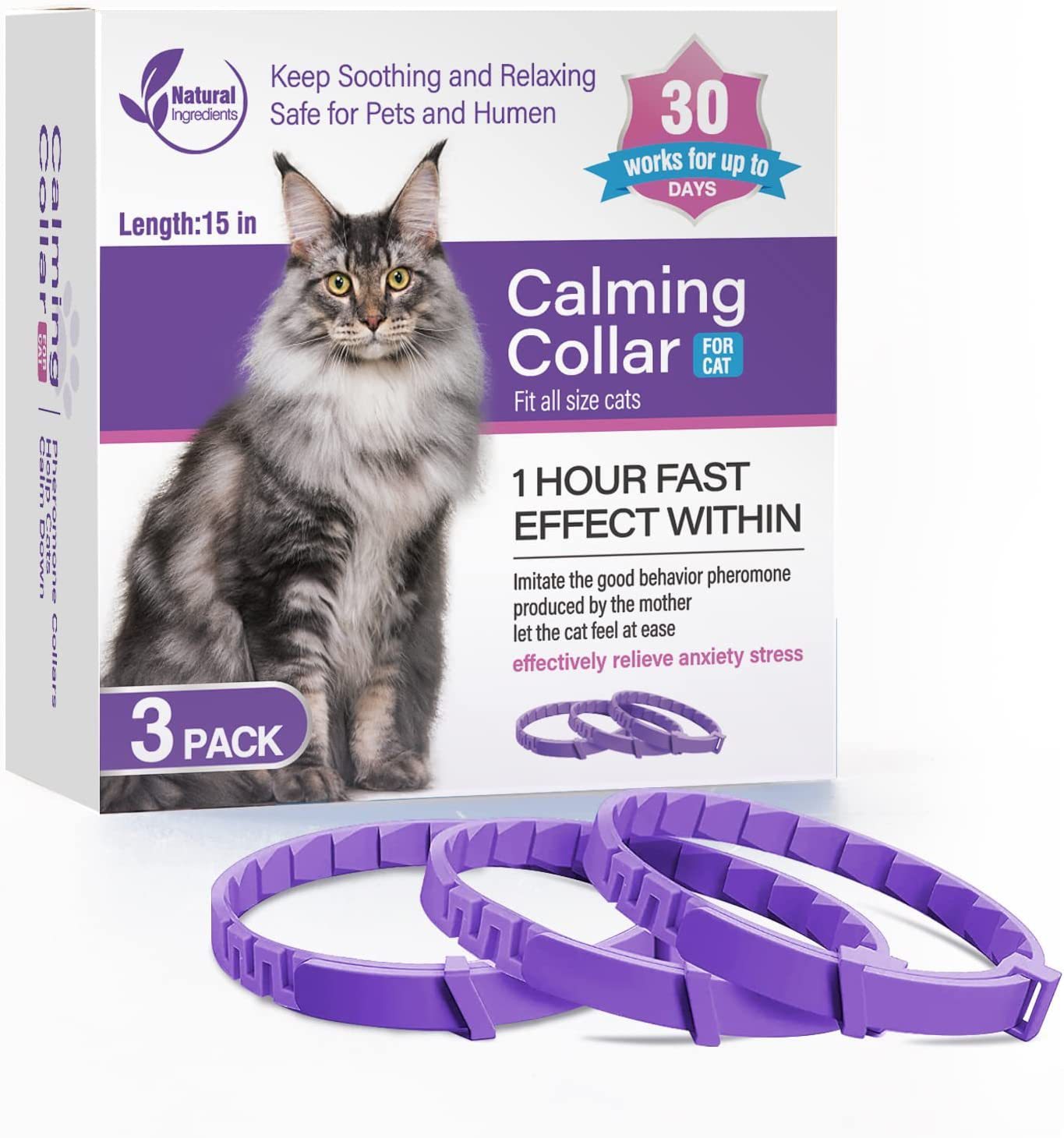 SnuggleStrap Calming Collar for Cats