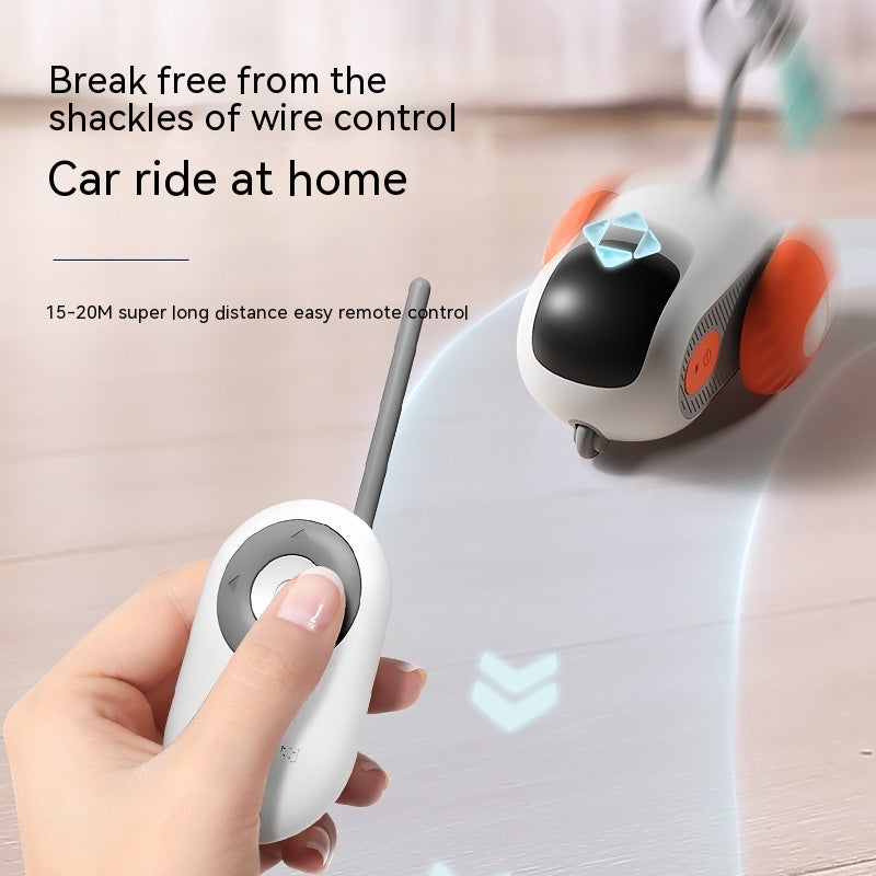 PounceBug Remote Control Interactive Pet Toy Car