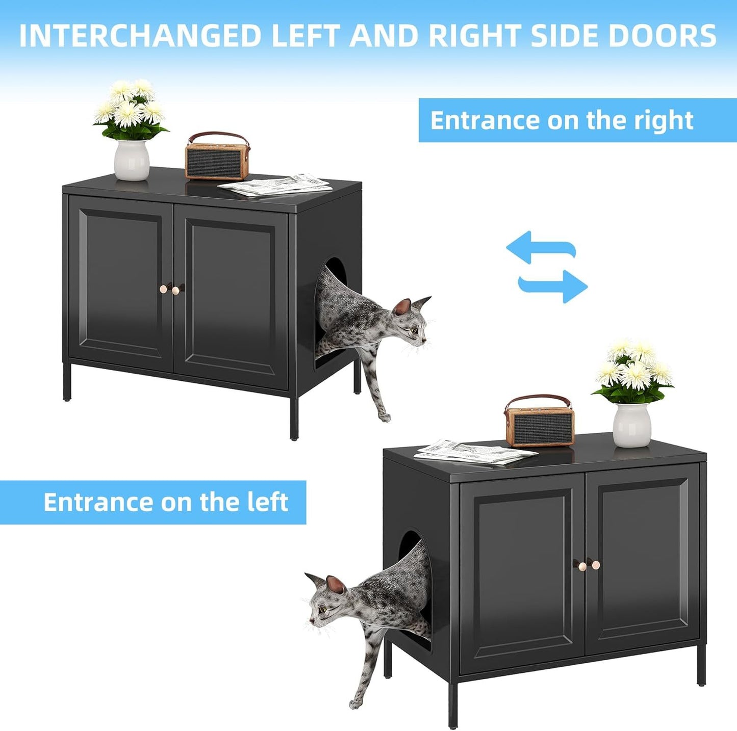 LuxuryLoo Aesthetic Side Table Litter Box