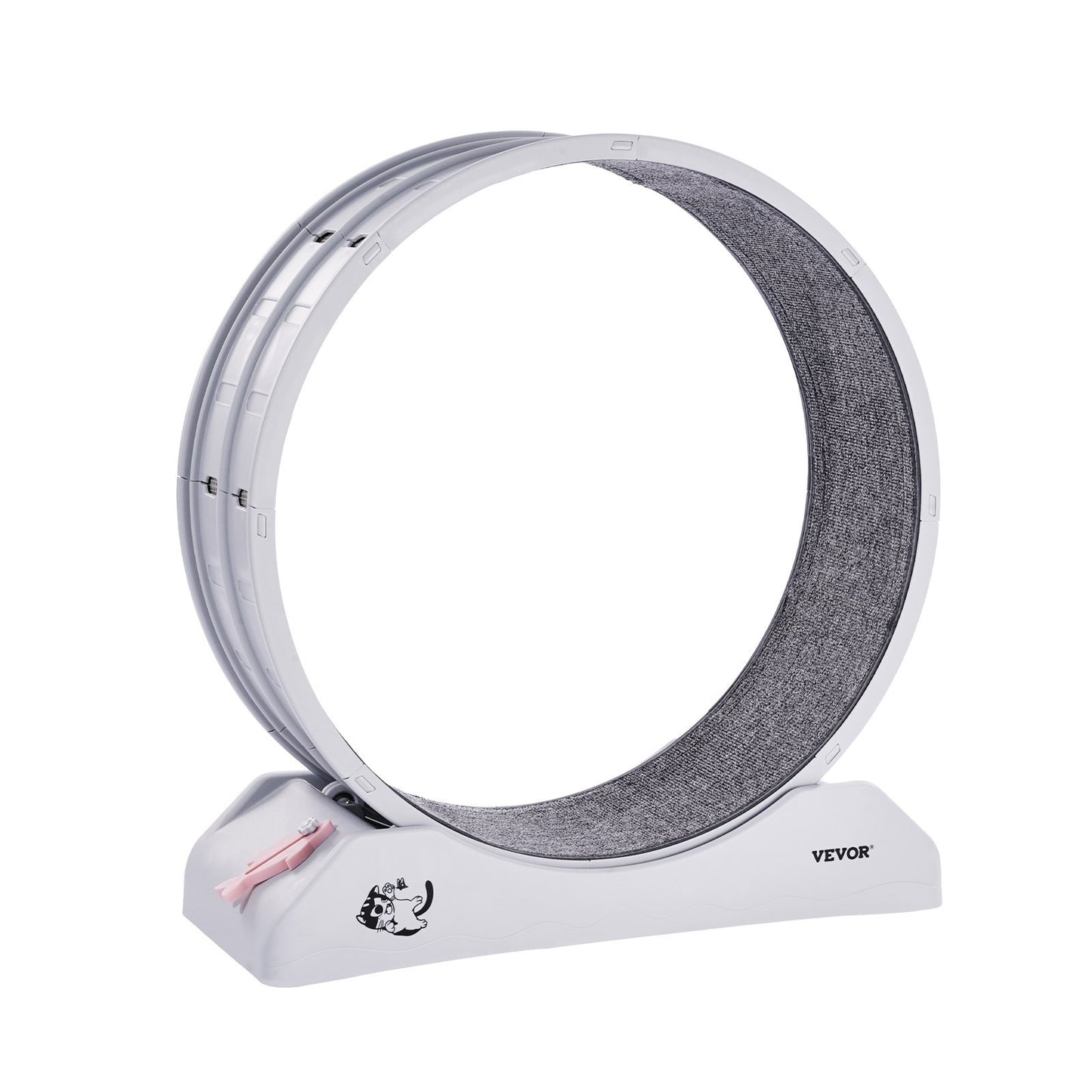 ZoomieWheel Indoor Cat Exercise Treadmill | White