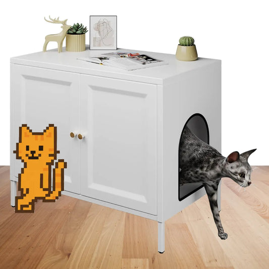 LuxuryLoo Aesthetic Side Table Litter Box