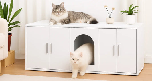 LuxuryLoo Premium Litterbox Box Enclosure from Pixel Pounce 