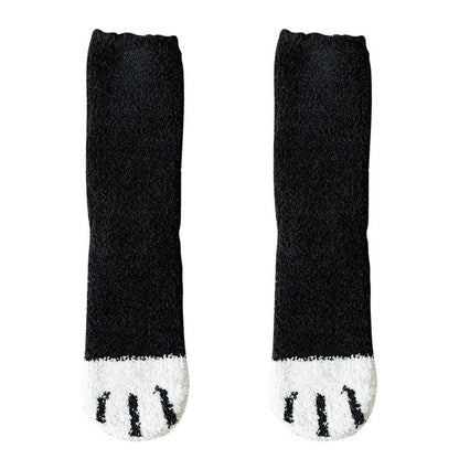 PounceToes Fleece Animal Pattern Socks