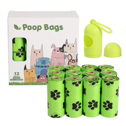 EcoPounce Biodegradable Poop Bags with Dispenser
