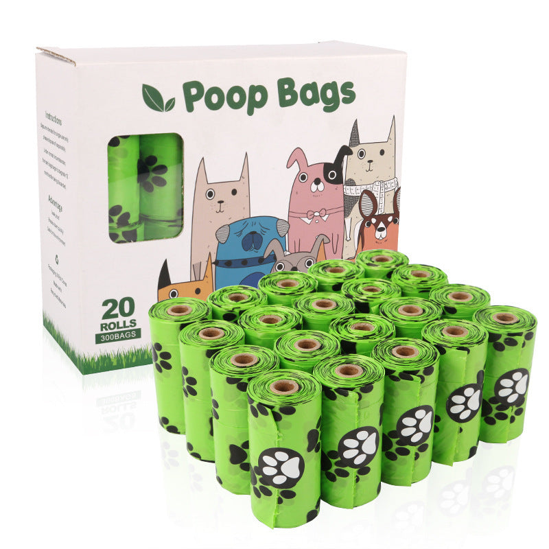 EcoPounce Biodegradable Poop Bags with Dispenser
