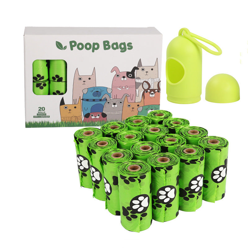 EcoPounce Biodegradable Poop Bags with Dispenser