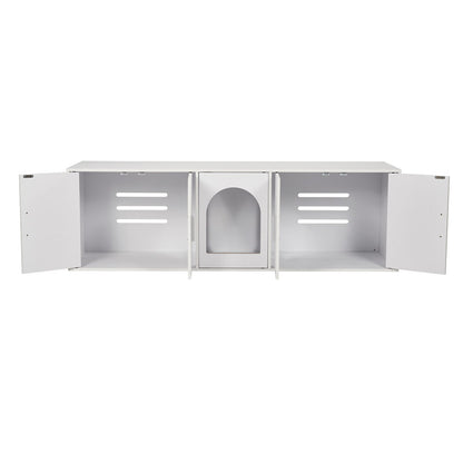 LuxuryLoo Premium Aesthetic Side Table Litter Box