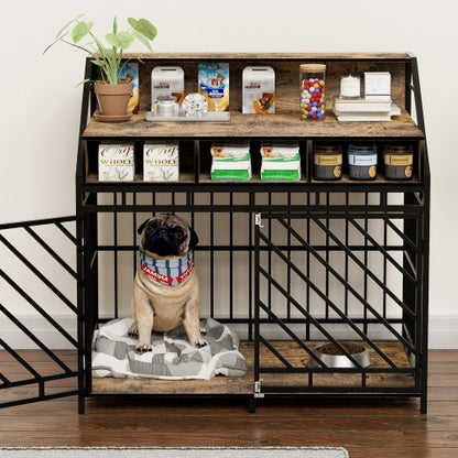 WoofLoft Dog Feeding Kennel