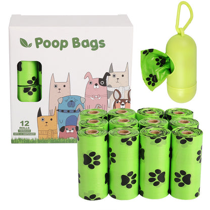 EcoPounce Biodegradable Poop Bags with Dispenser