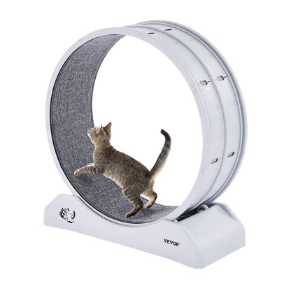 ZoomieWheel Indoor Cat Exercise Treadmill | White