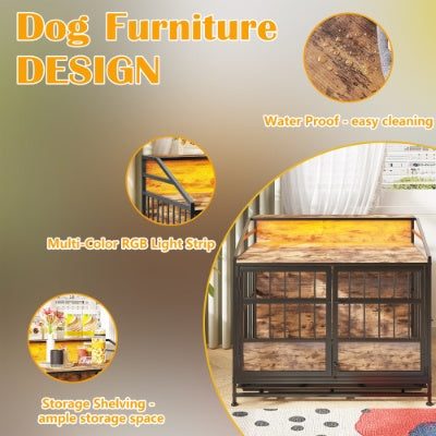 WoofLoft Dog Feeding Kennel