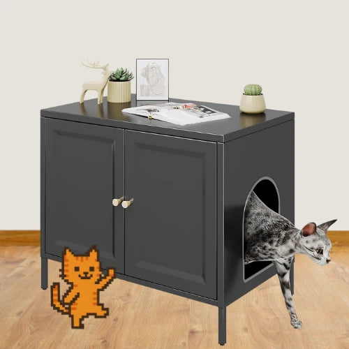 LuxuryLoo Aesthetic Side Table Litter Box