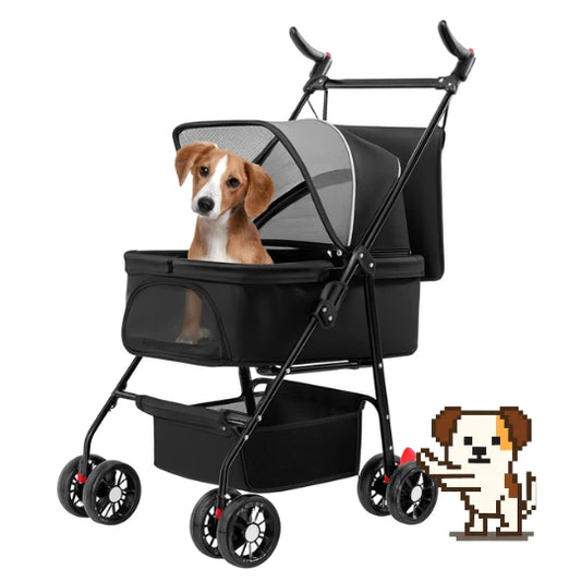 WhiskerWagon Carrier Foldable Pet Stroller