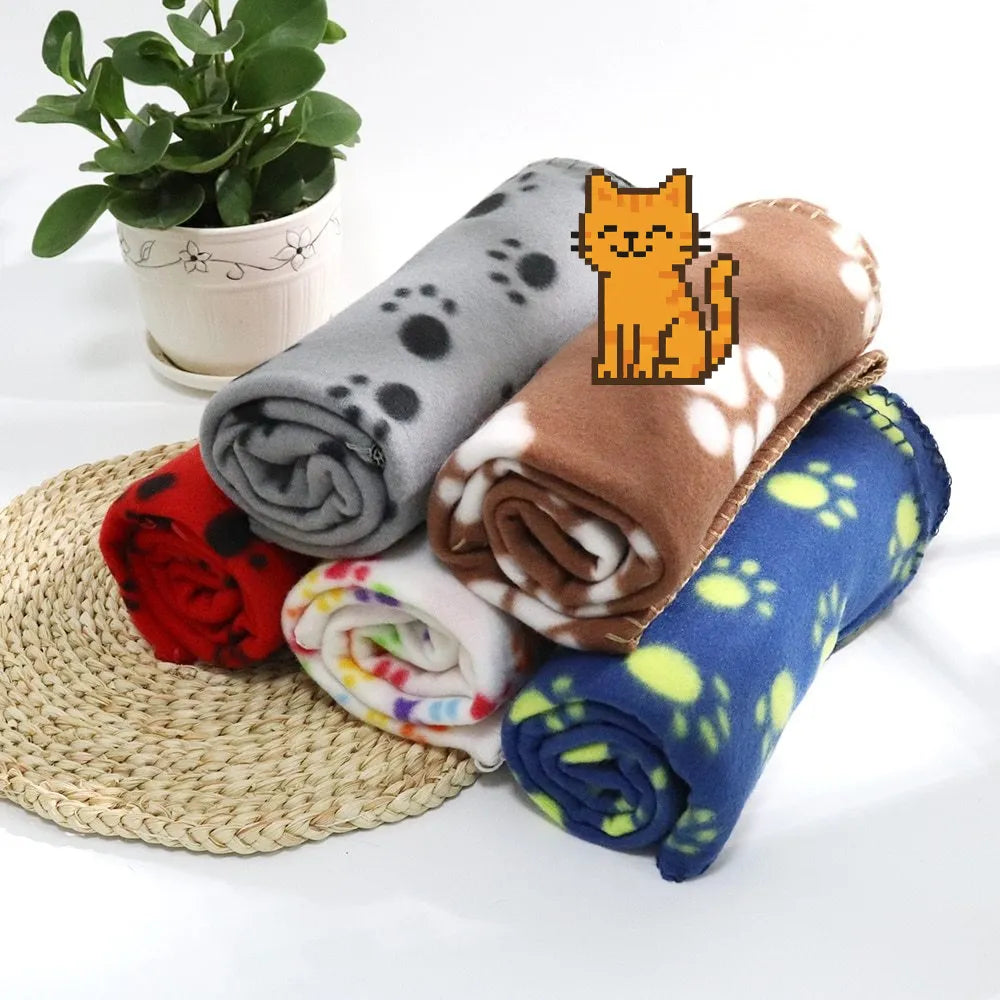 CozyPaw Double-Sided Fleece Blanket