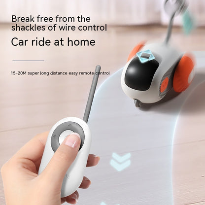 PounceBug Remote Control Interactive Pet Toy Car