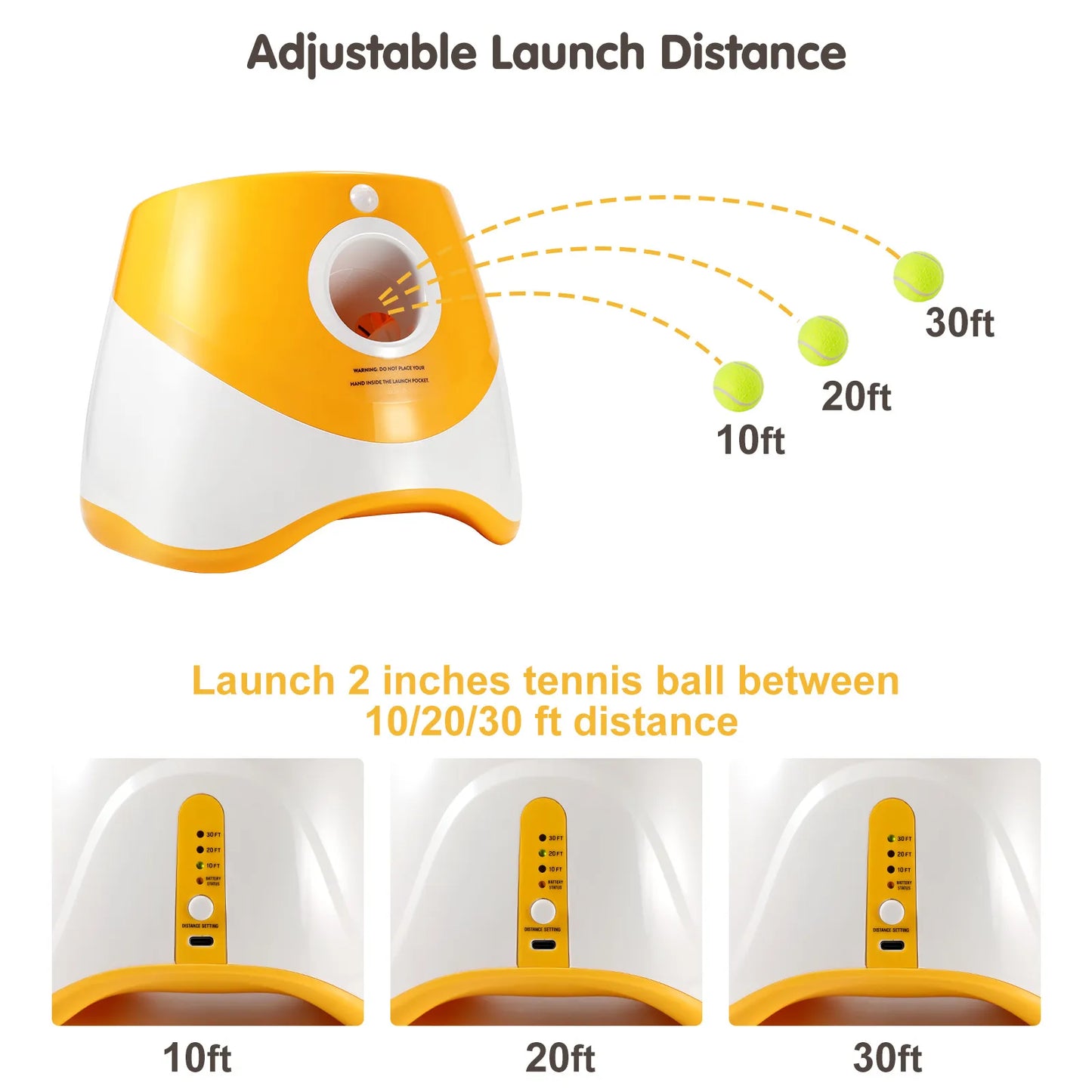 FetchMate Automatic Tennis Ball Launcher