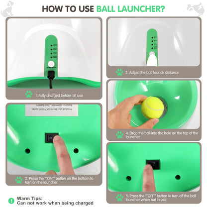 FetchMate Automatic Tennis Ball Launcher