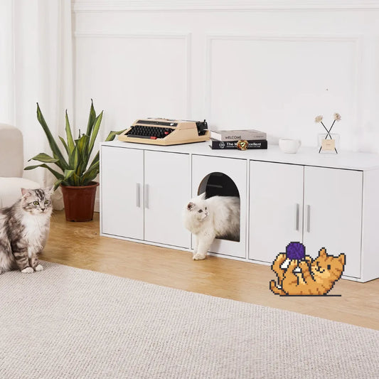 LuxuryLoo Premium Aesthetic Side Table Litter Box