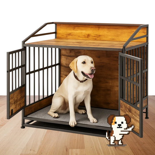 WoofLoft Dog Feeding Kennel